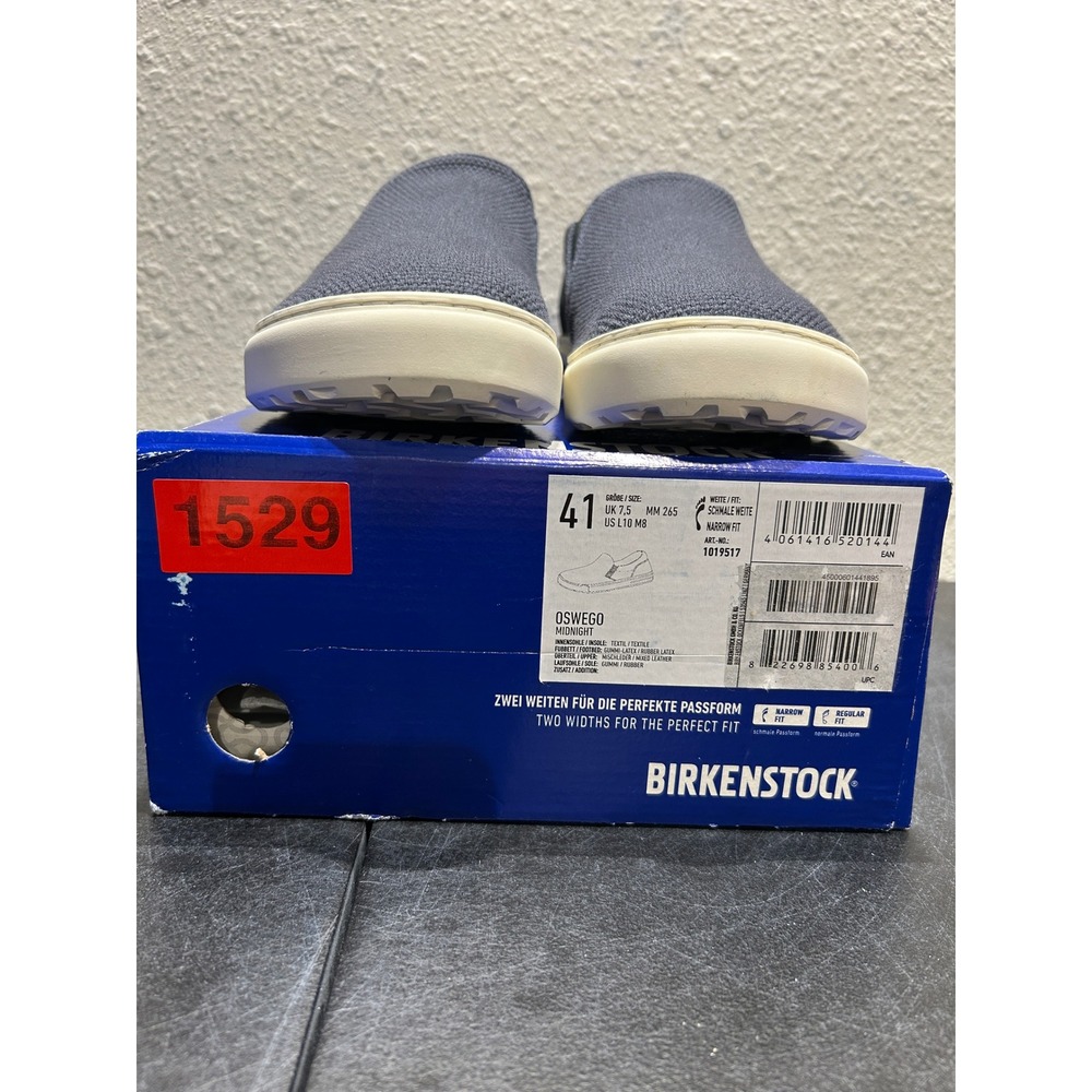 Birkenstock Oswego Textile Midnight Blue Eu 41 Us L10 M8 Womens Mens View 3